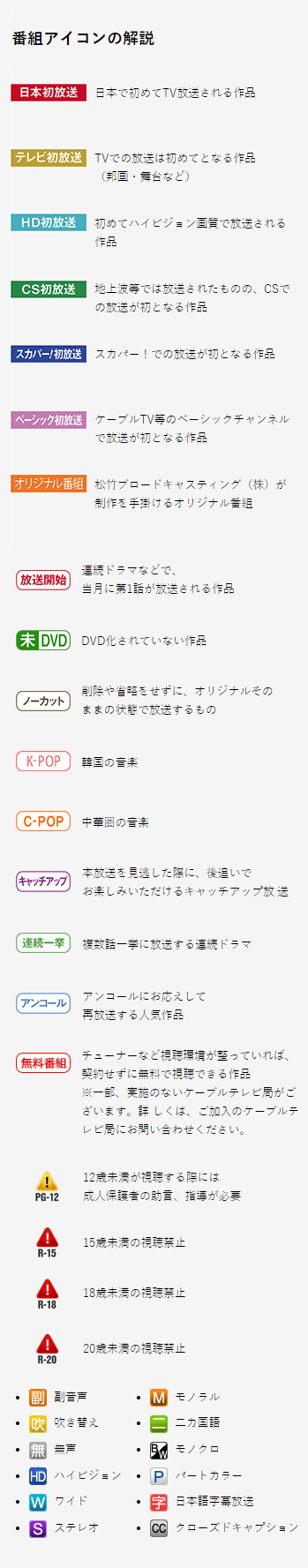 8月の番組表 日別表示 8月1日 ホームドラマチャンネル