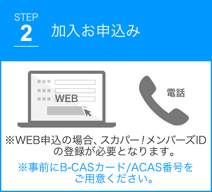 STEP2 加入お申込み