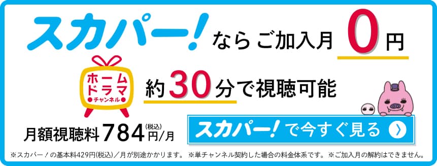 視聴方法はこちら|ホームドラマチャンネル