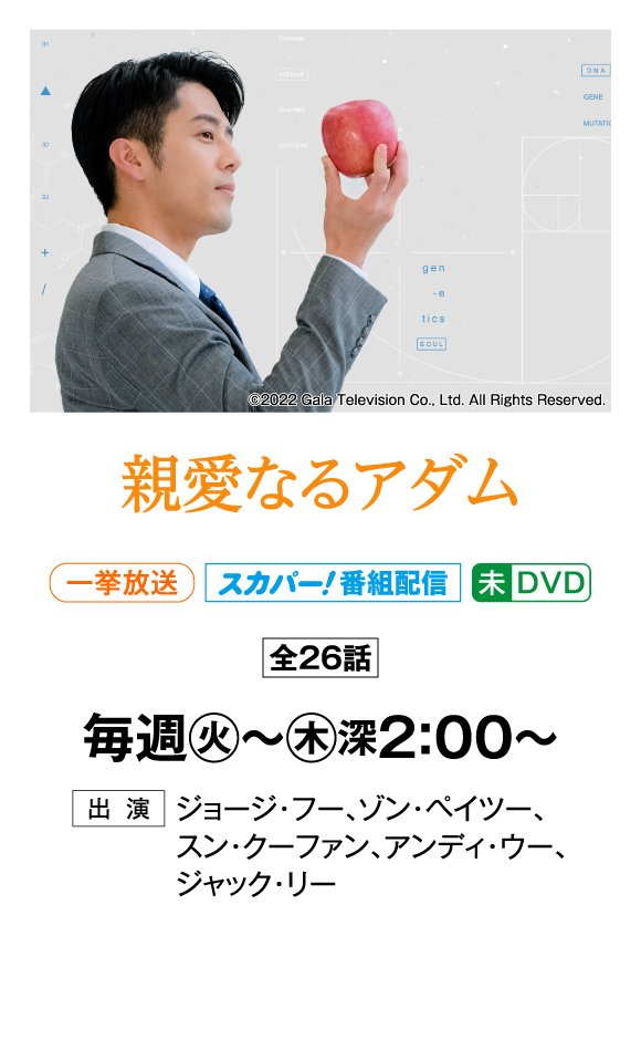親愛なるアダム | 「華流 最新ラインアップ」特設サイト｜ホームドラマチャンネル