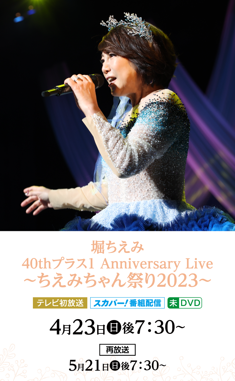 着後レビューで 送料無料】 堀ちえみ ちえみライブ LIVE DVD
